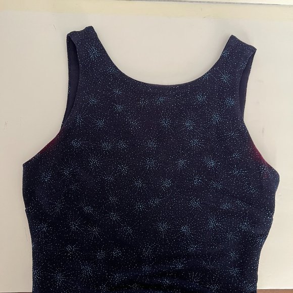 Alyn Paige v-neck sparkly sleeveless maxi  full length evening dress - Picture 10 of 10